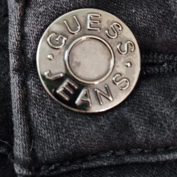 Guess Jeans high-rise stretch black women's size 32 - Picture 9 of 16